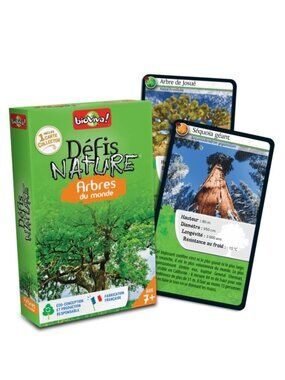 Bioviva Défis Nature - Arbres du Monde - French Card Game New Sealed Ages 7+